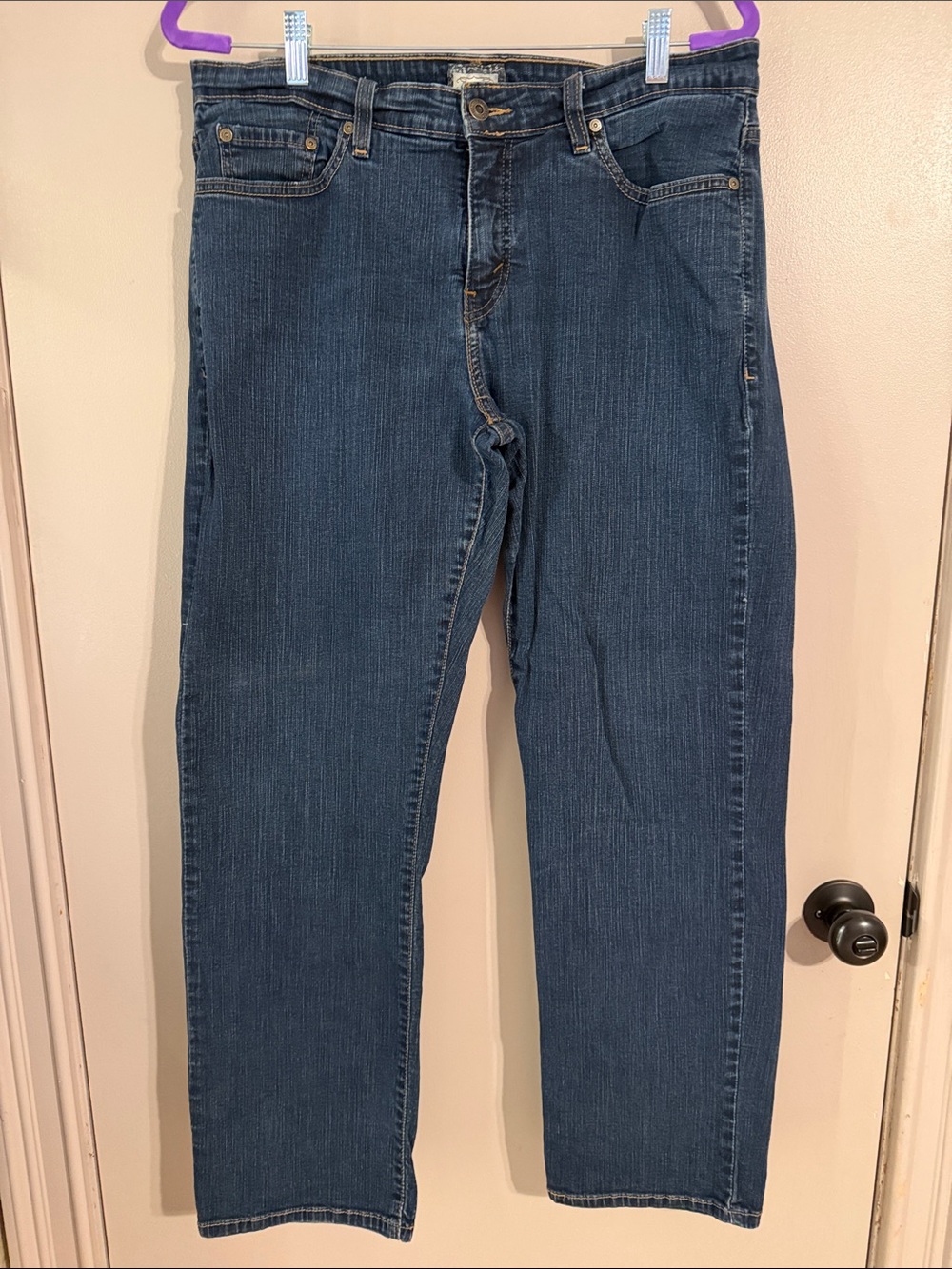 Levi's Straight Leg Women's Jeans - Dark Blue Denim